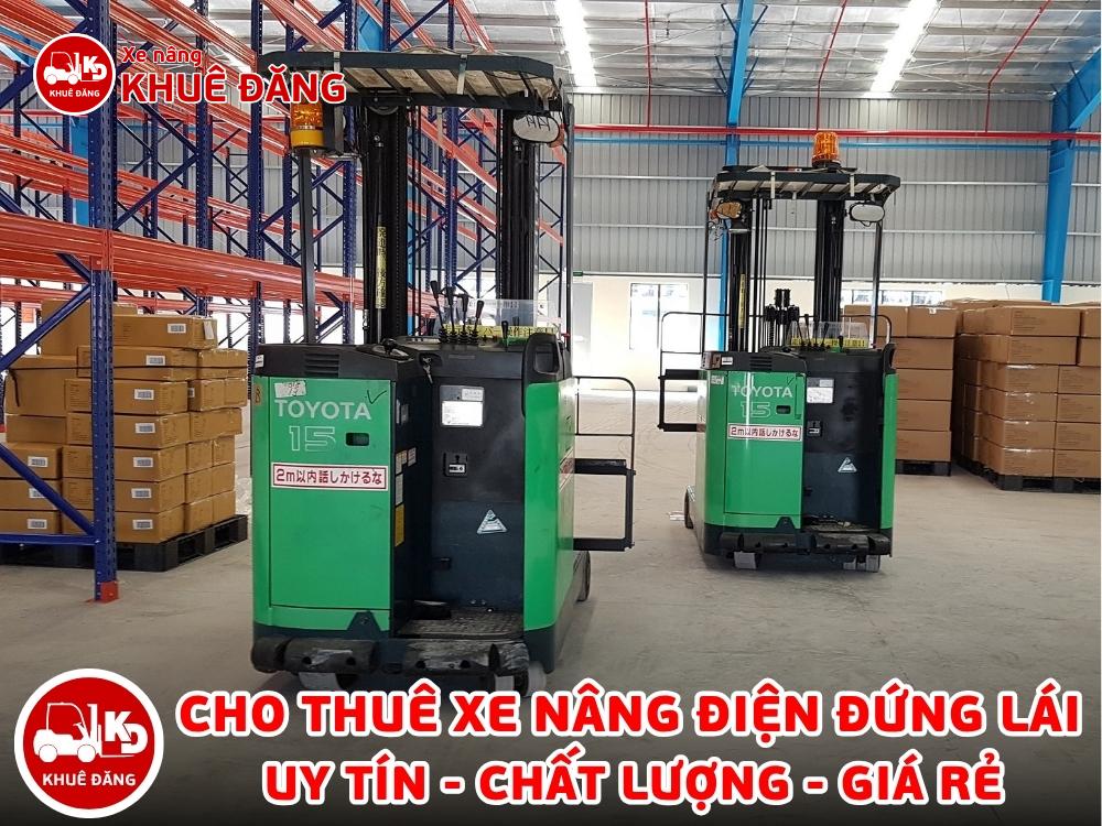 CHO THUÊ XE NÂNG ĐIỆN ĐỨNG LÁI TẠI TPHCM